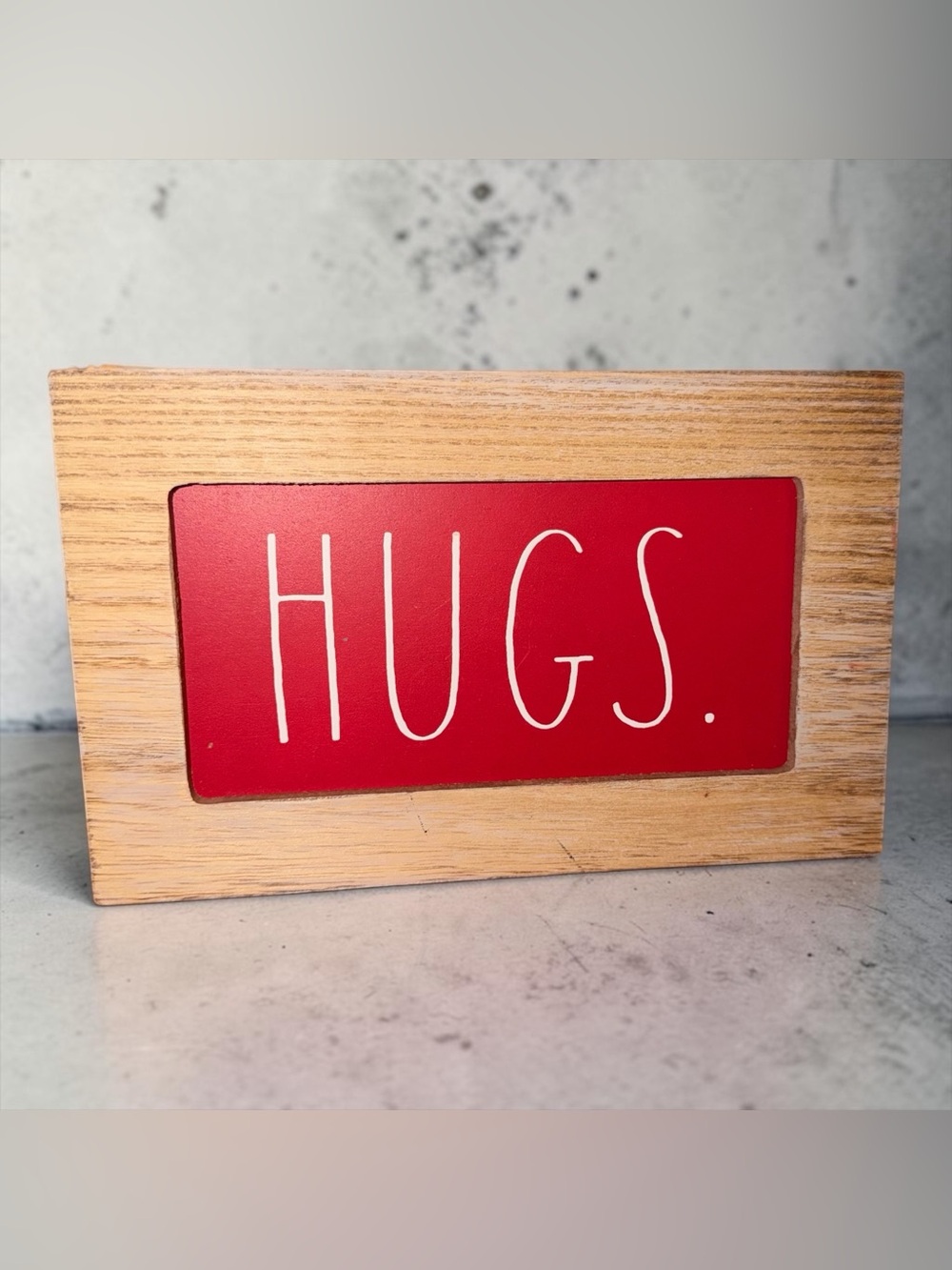Rae Dunn Framed Wood Back Panel - Brown